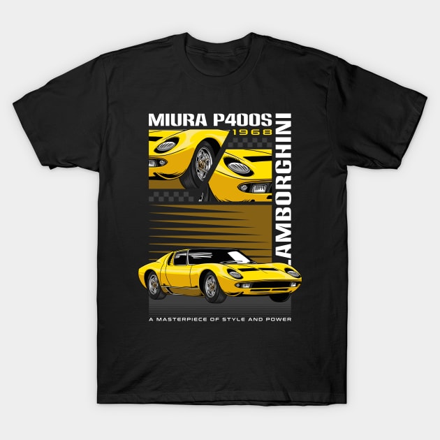 Vintage Exotic Car T-Shirt by milatees